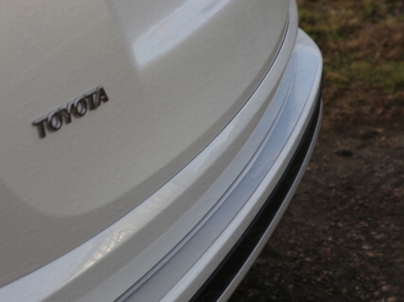 Toyota RAV4 2015 Накладки на задний бампер (лист шлифованный надпись RAV4)